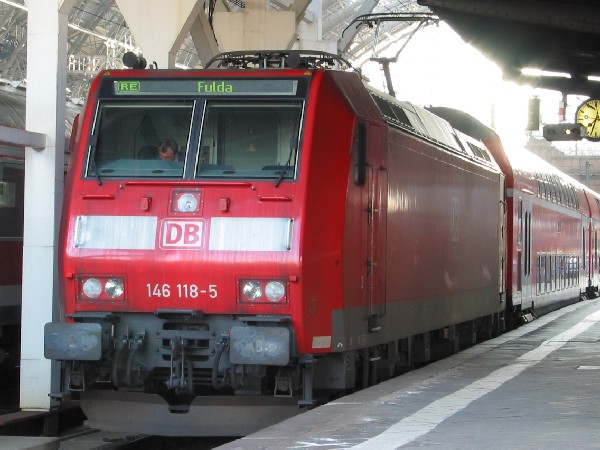 Abbildung der Lokomotiven 146 118-5