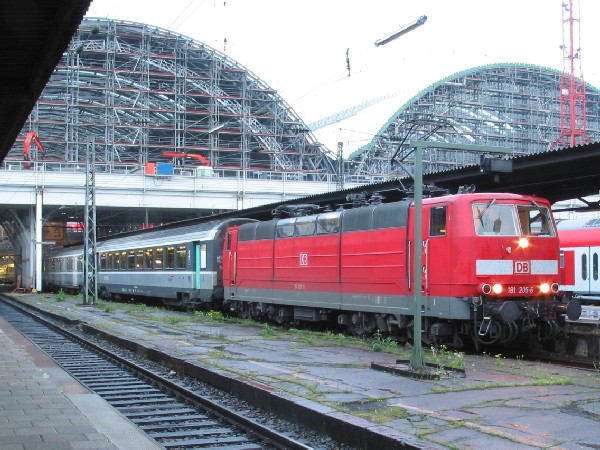 Abbildung der Lokomotive 181 205-6