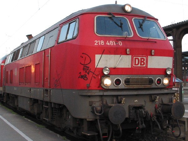 Abbildung der Lokomotive 218 481-0