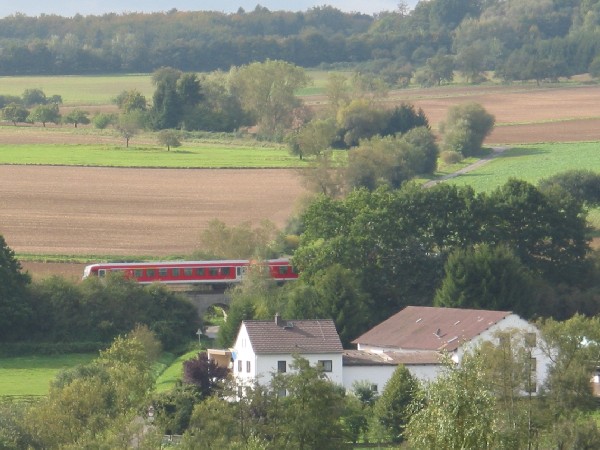 Abbildung eines Triebwagens der Baureihe 628.4