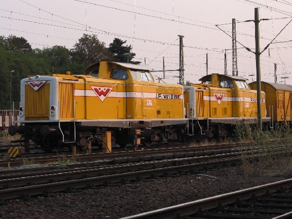 Abbildung der Lokomotiven Wiebe 3+4 (ex 212 192-1/107-7)