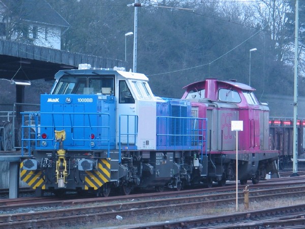 Abbildung der Lokomotive TX Logistik MaK 1000BB