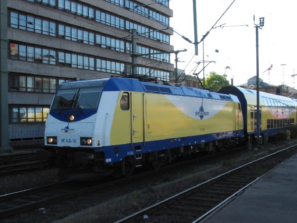 Abbildung der Lokomotive Metronom ME 146-18