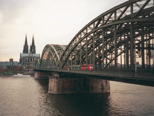 Abbildung der Hohenzollernbrcke / Kln Hbf