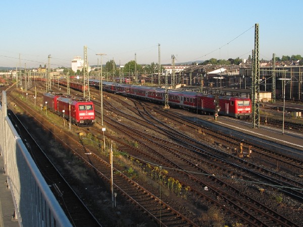 Abbildung des Gterbahnhofes Limburg/Lahn